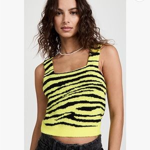 NWT English Factory Tiger Knit Tank Top